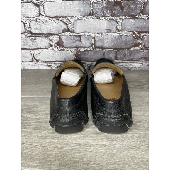 1901 Black Leather Penny Loafers Slip On Driving Shoes Men’s Sz 13M US/46EU - Picture 4 of 16